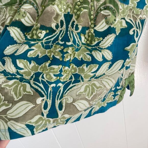 Y2K Forbidden Babydoll Top Beaded India Festival Boho M Festival Forest Fairy - Picture 6 of 8